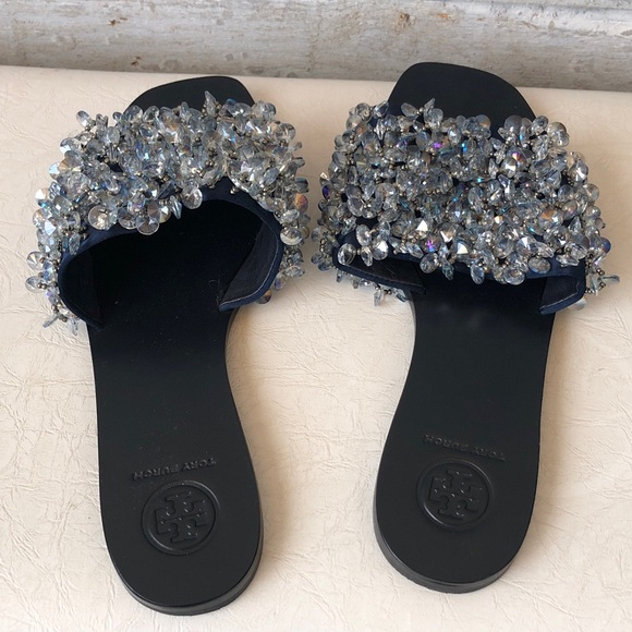 Tory Burch Crystal Embellished Sandals - Picture 4 of 10